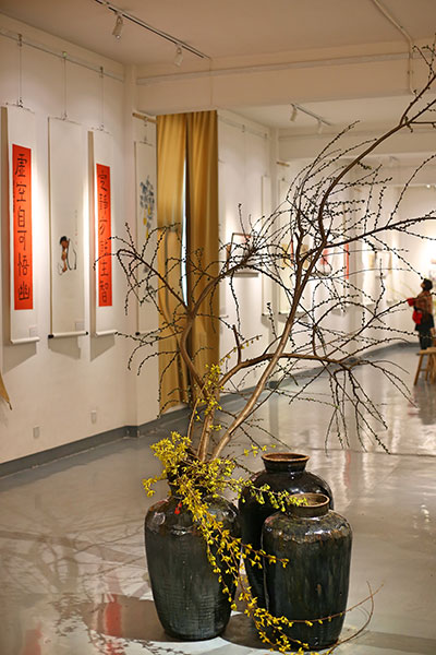 “春天来了”展览现场。