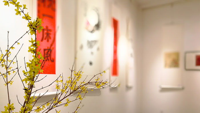 “春天来了”展览现场。