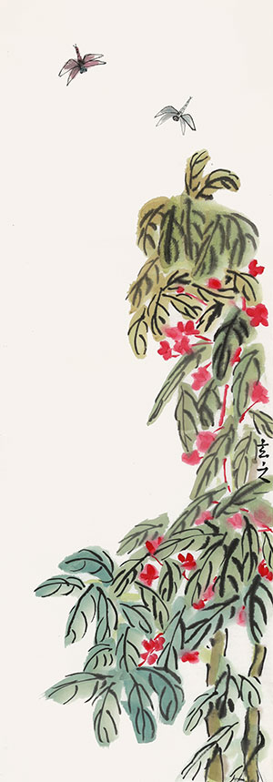 “春天来了”参展作品  作者：玄之  十岁