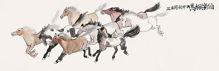 “春天来了”参展作品  作者：玄又  九岁