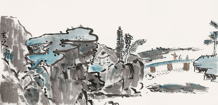 “春天来了”参展作品  作者：玄之  十岁